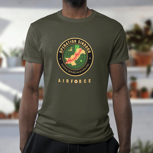 Operation Sindoor:  A Tribute to Courage (Unisex Regular Fit, 100% Pure Cotton)