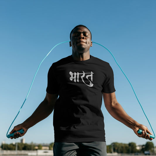 Bharat Tee : Classic yet Minimal (Unisex Regular Fit, 100% Pure Cotton)