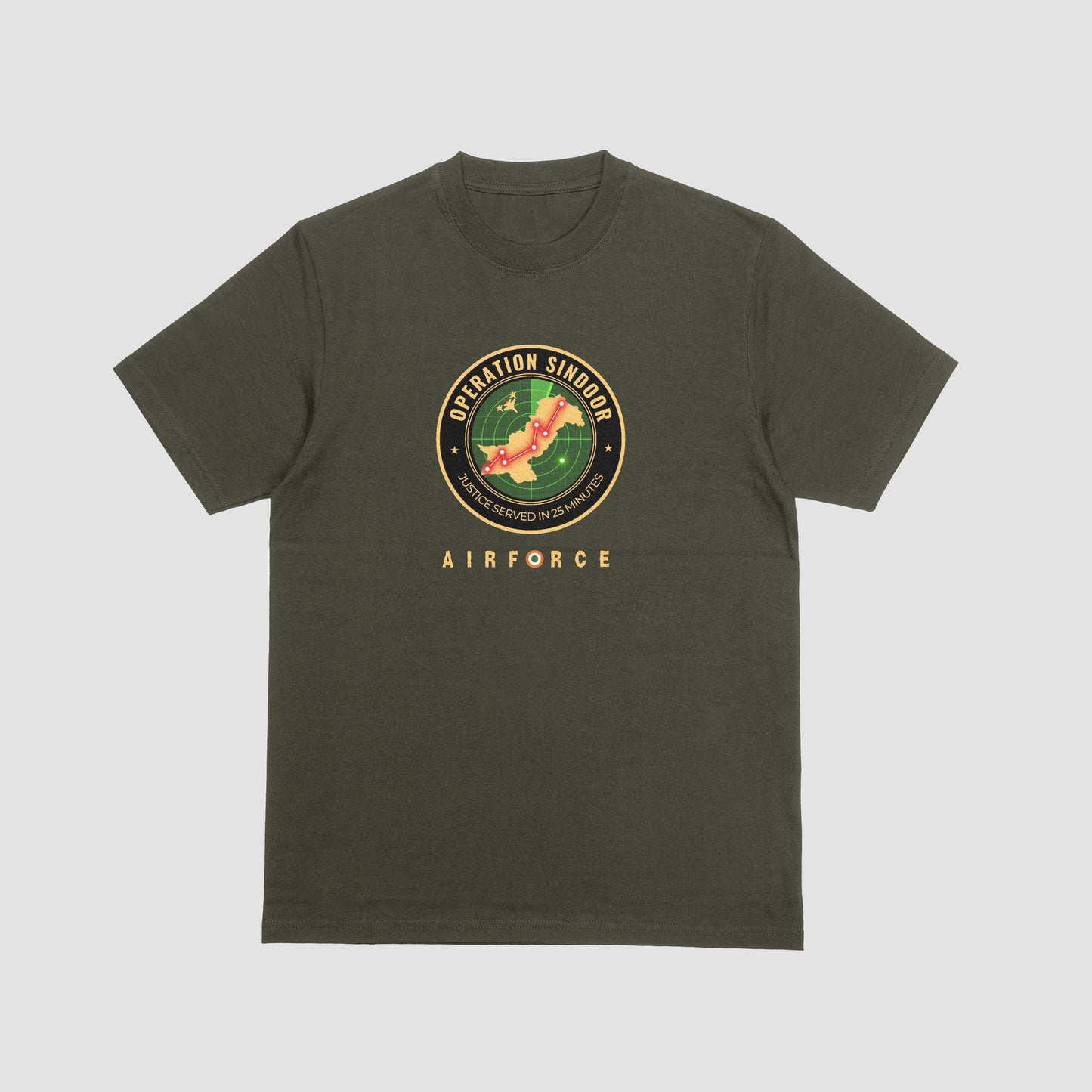 Operation Sindoor:  A Tribute to Courage (Unisex Regular Fit, 100% Pure Cotton)